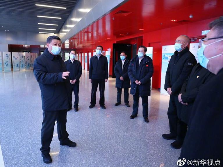 習近平考察北京冬奧會、冬殘奧會籌辦工作